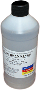 1 Pint - Bottle of Reactivator Solution for Mark II Ink Pads/Ink