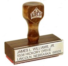 R-07 Minnesota Notary Traditional Rubber Hand Stamp